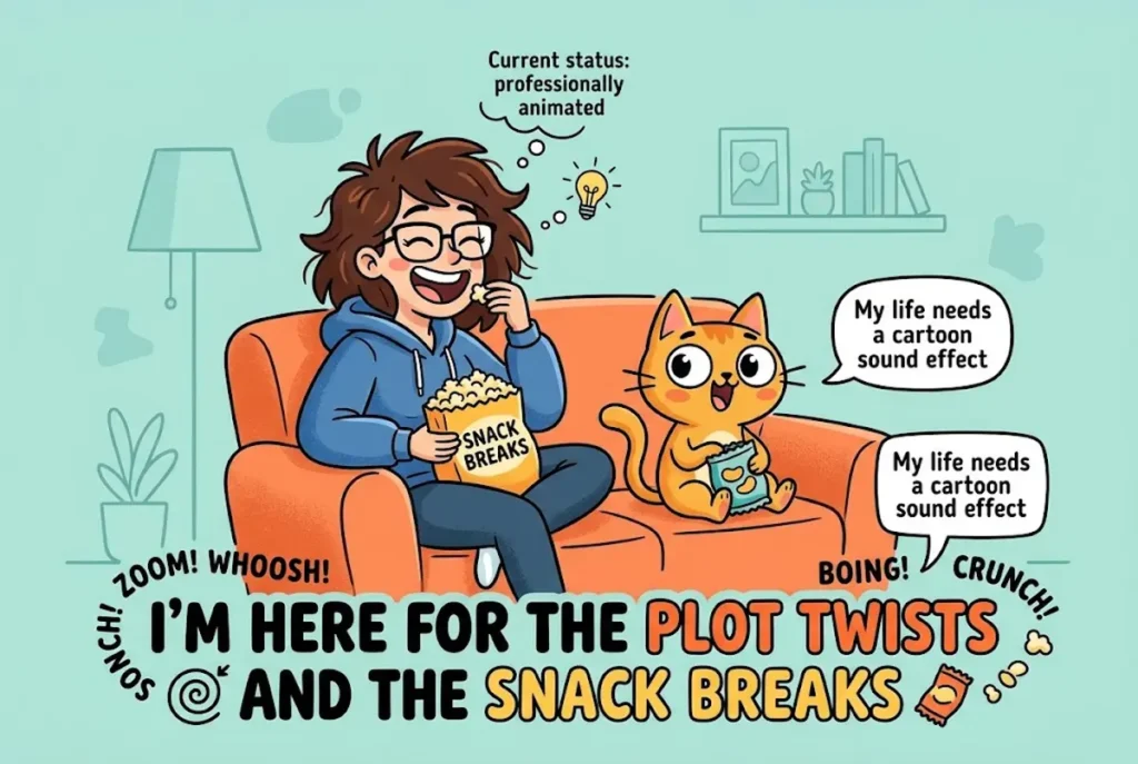 Cartoon Caption Jokes and Social Media One-Liners