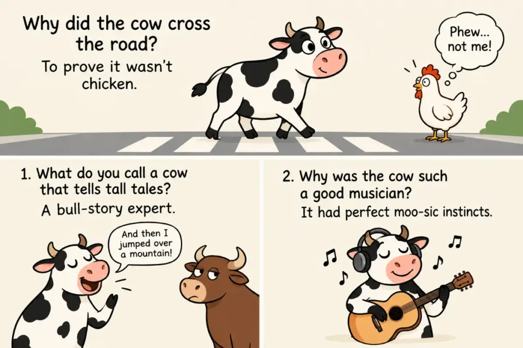 Corny Cow Jokes and Terrible Dairy Puns