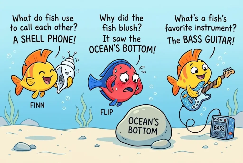 Cute Fish Jokes for Kids and Families