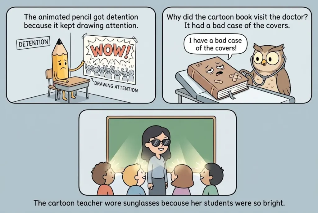 Funny School Cartoon Jokes