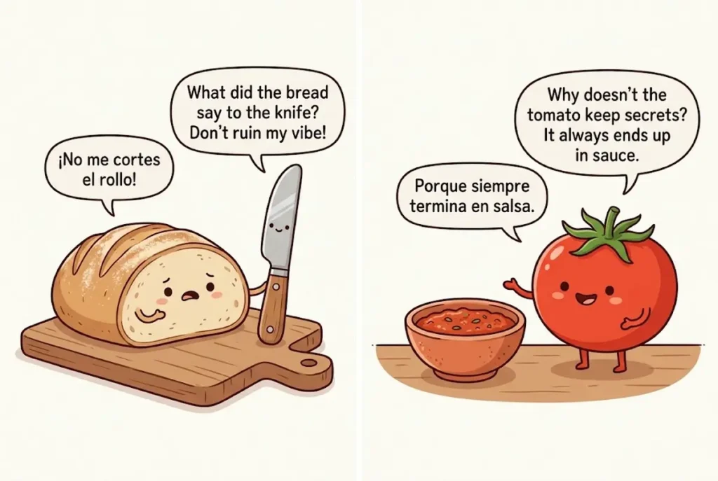 Funny Spanish Food Jokes and Puns