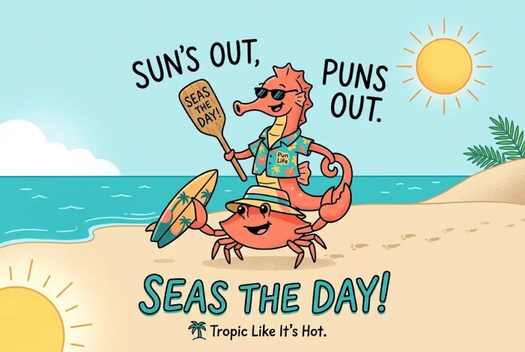Funny Summer Holiday Captions and Short Puns for Social Media