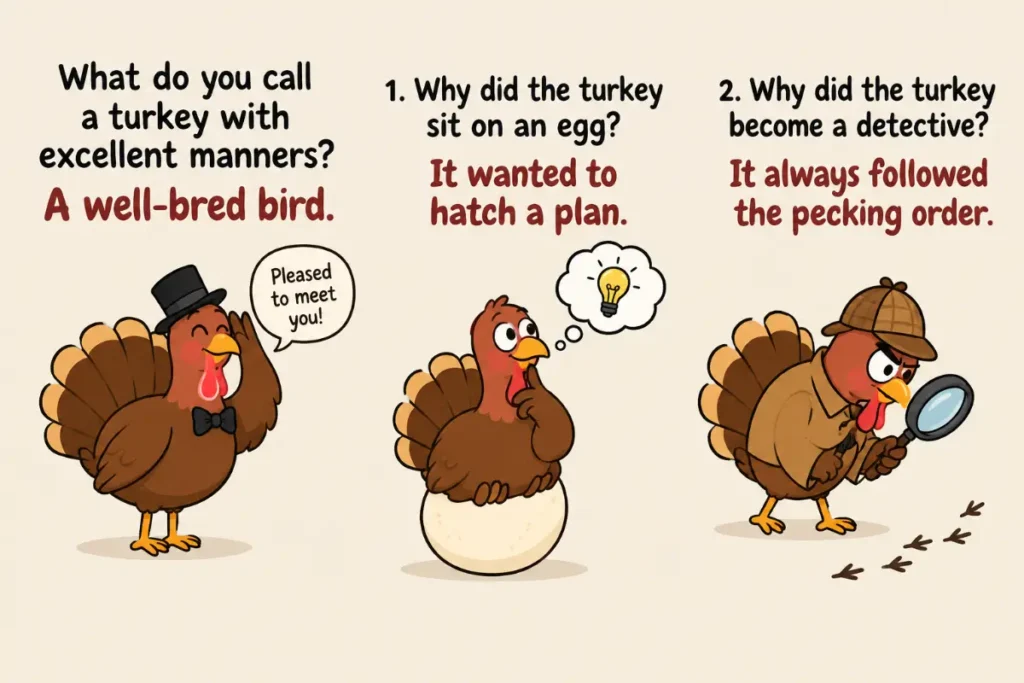 Funny Turkey Riddles and Brain Teasers