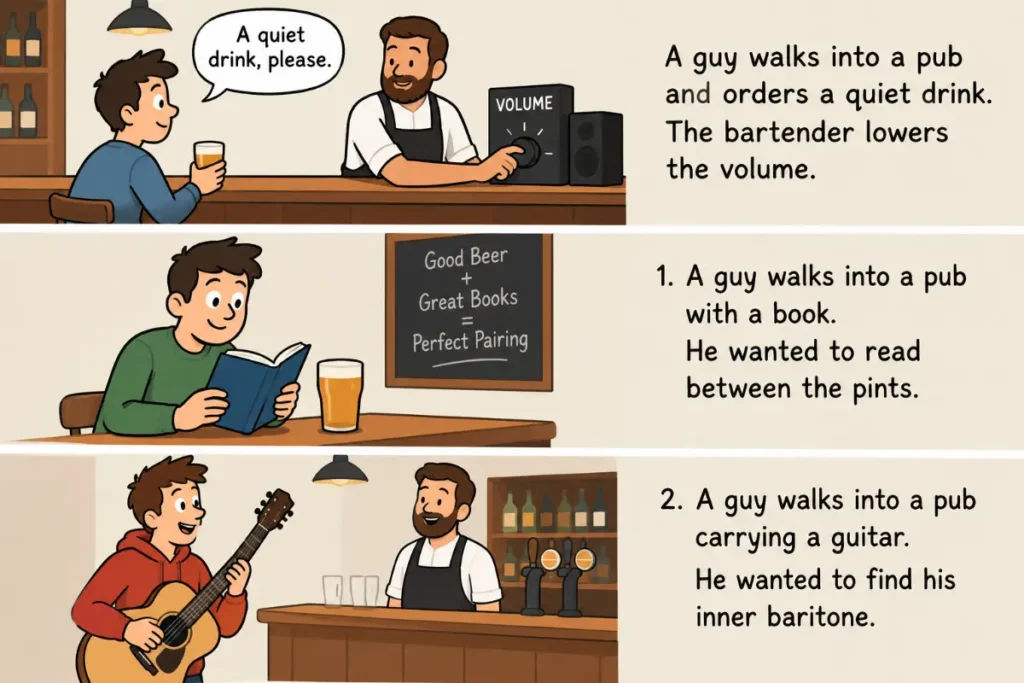 Guy Walks Into a Pub Jokes