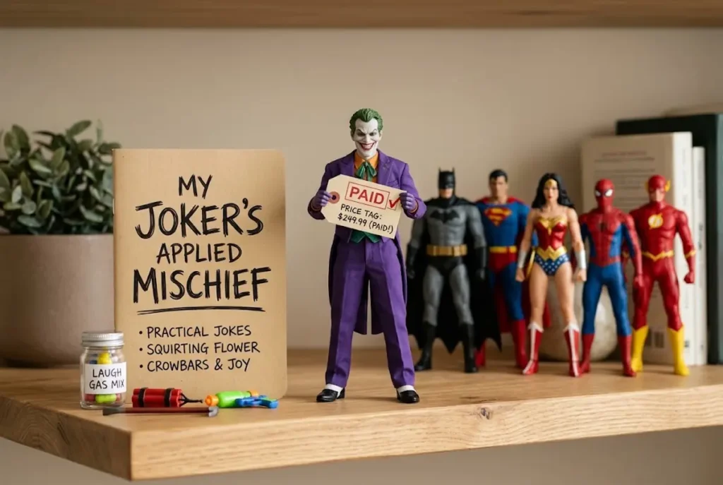 Joker Action Figure Jokes for Villain Fans