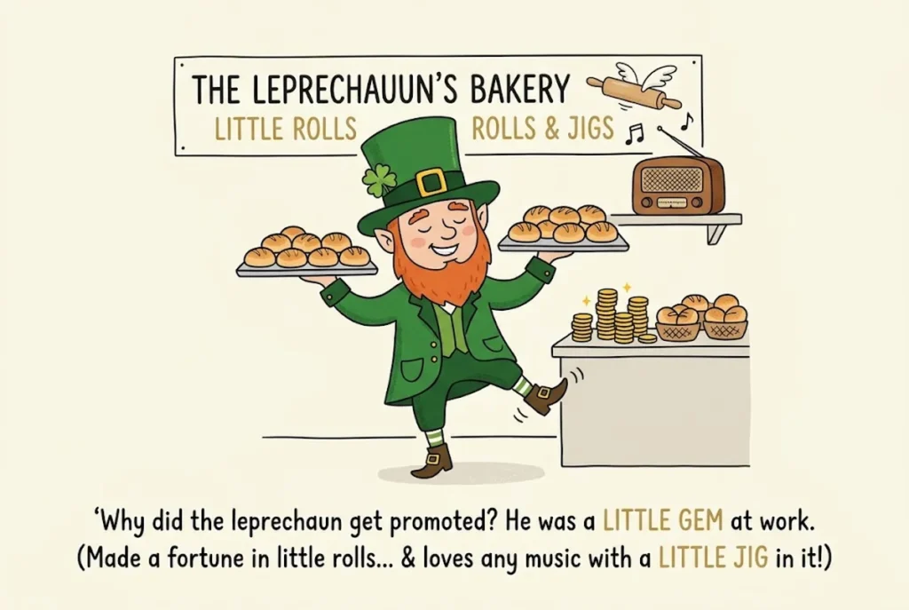 Leprechaun Jokes and Pot of Gold Puns