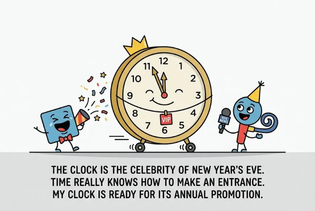 New Year's Eve Clock Jokes