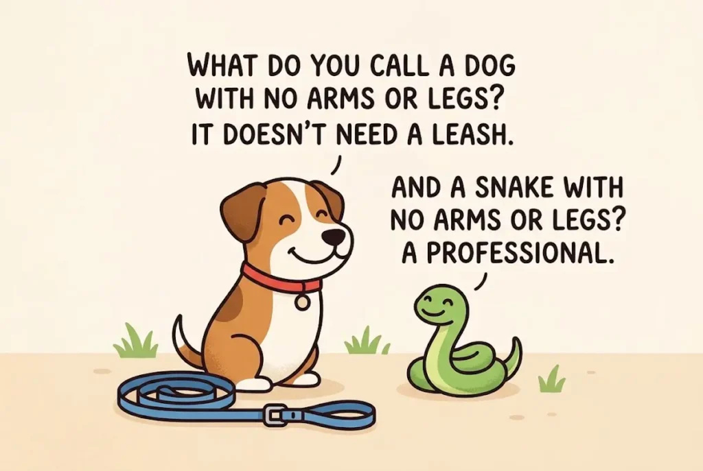 No Arms or Legs Jokes With Animal Puns