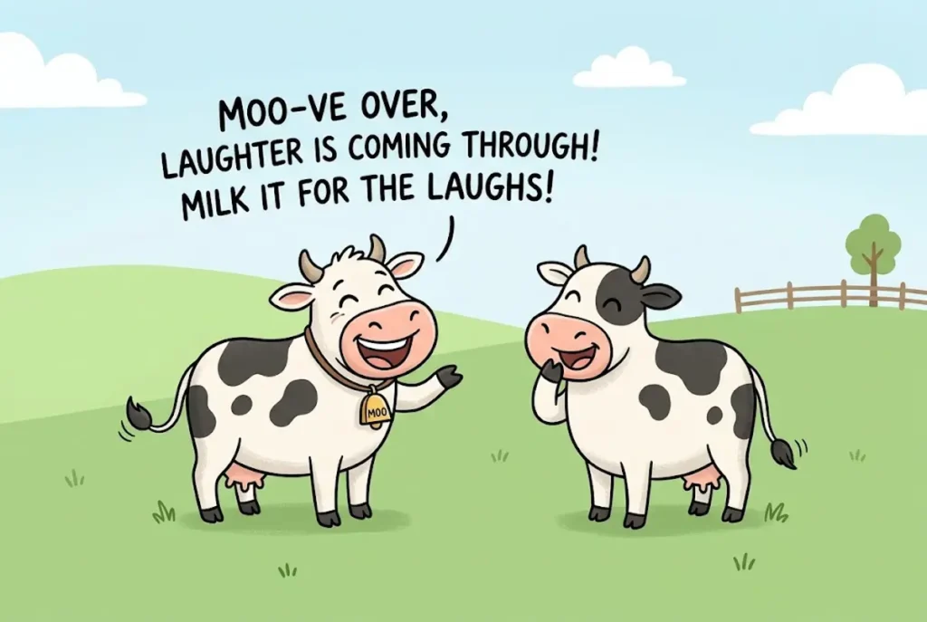 Short Cow One-Liners for Kids and Adults