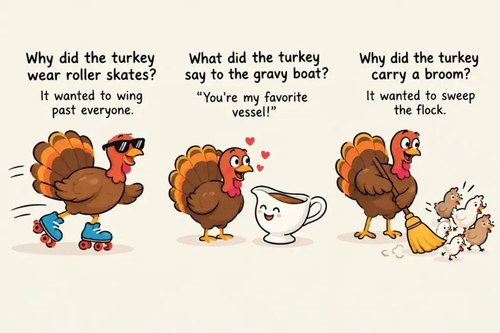 Silly Thanksgiving Turkey Jokes