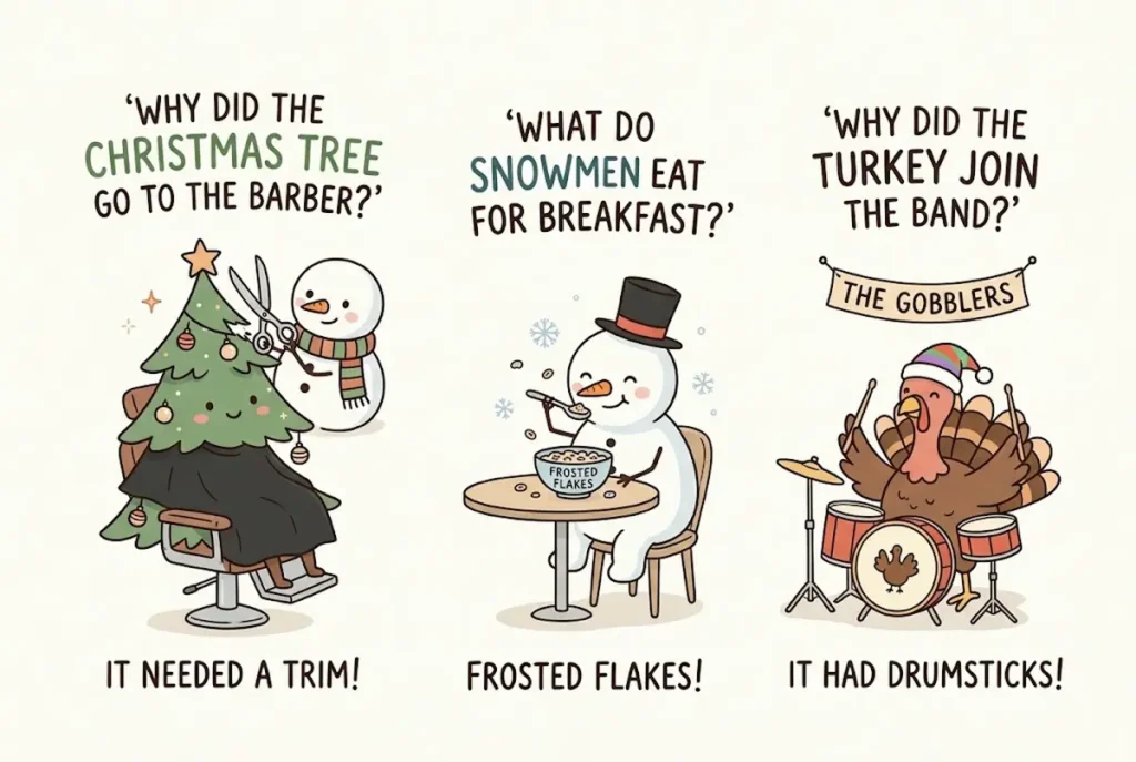Simple Holiday Jokes for Kids