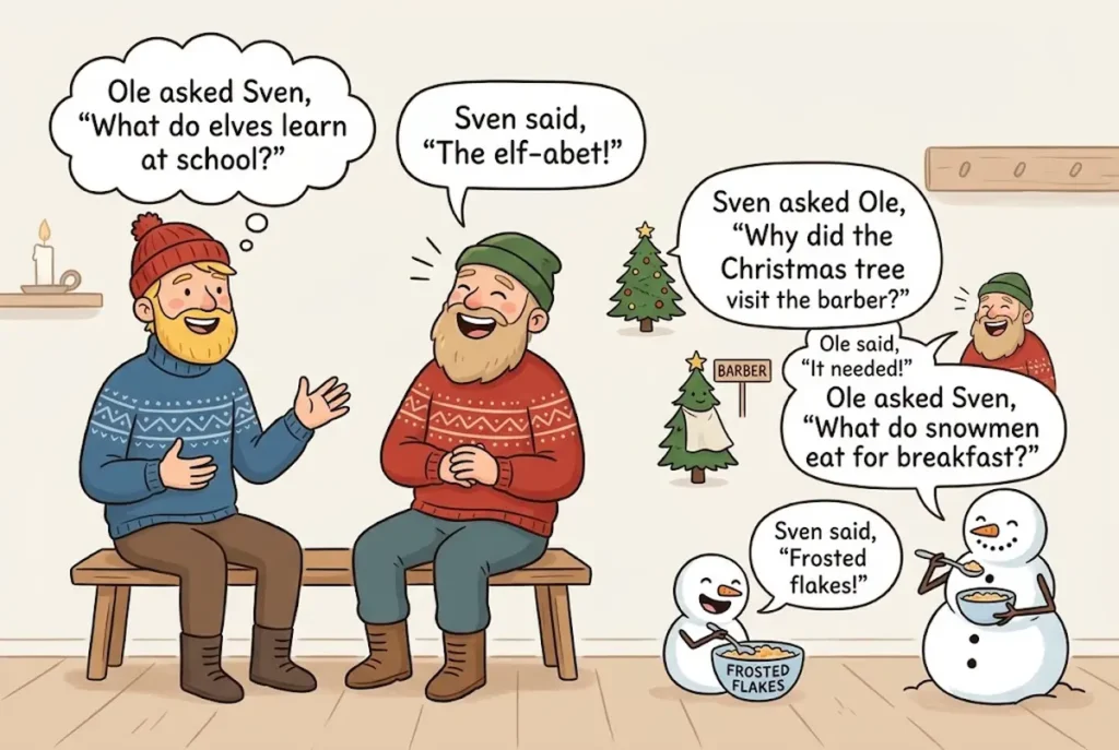Sven and Ole Christmas Jokes