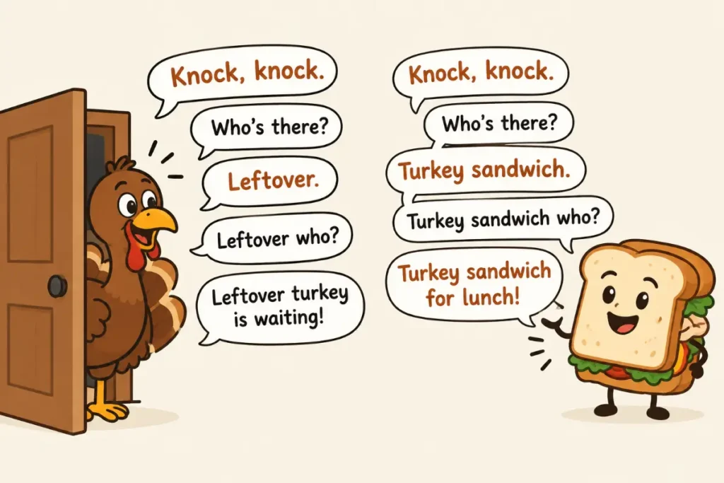Thanksgiving Leftover Knock Knock Jokes