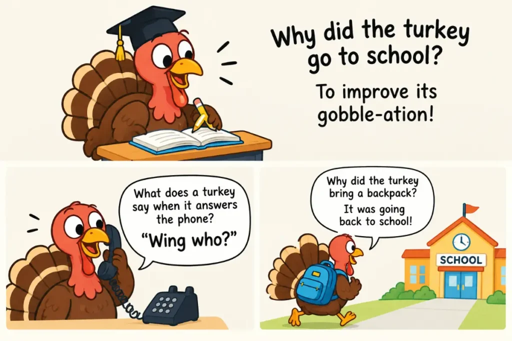 Thanksgiving Turkey Jokes for Kids