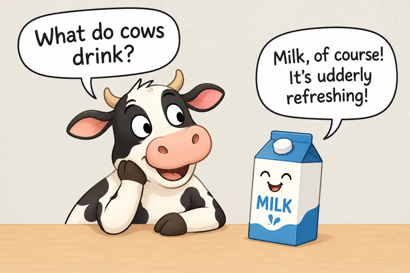 What Do Cows Drink Joke